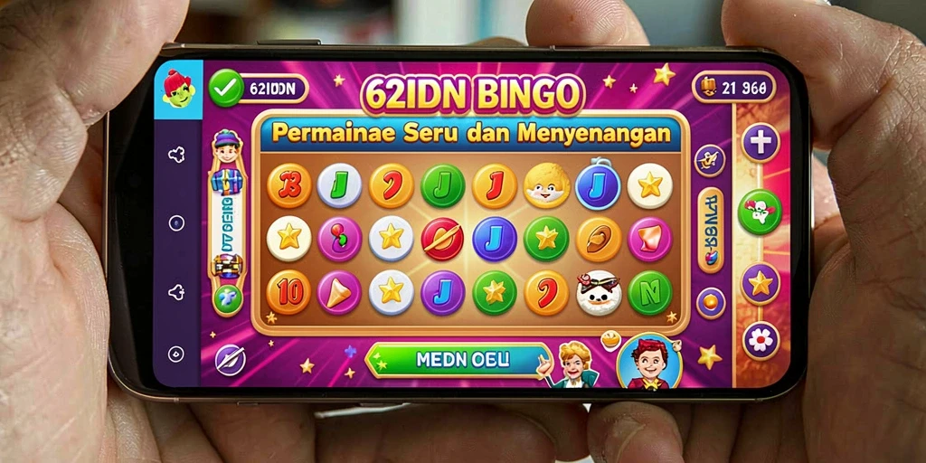 Screenshot gameplay 62IDN menampilkan keasyikan bermain Bingo.