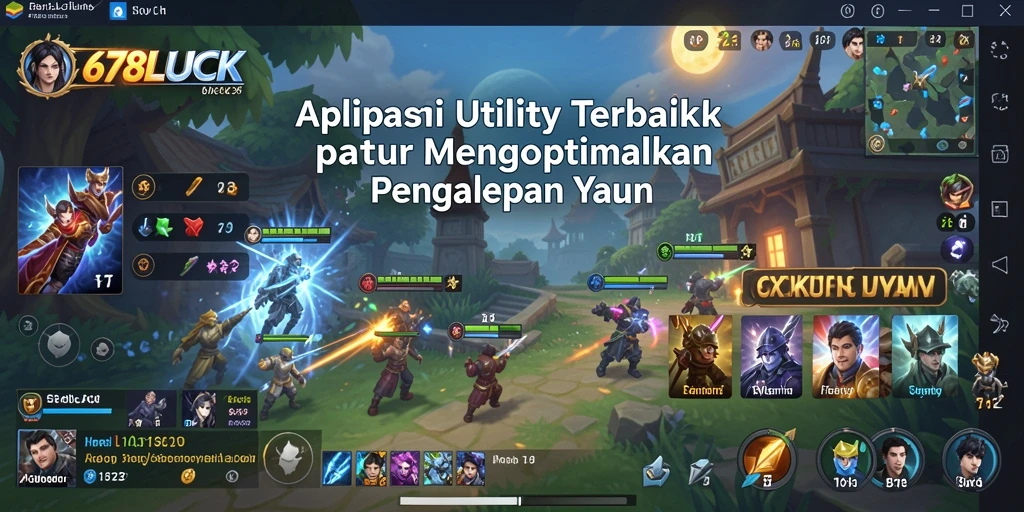 Tampilan antarmuka 678LUCK yang ramah pengguna dan stylish.