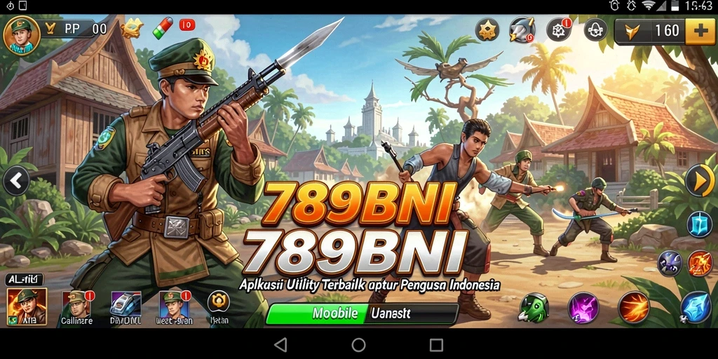 Screenshot fitur utama dari aplikasi Utility 789BNI yang memudahkan pengguna.