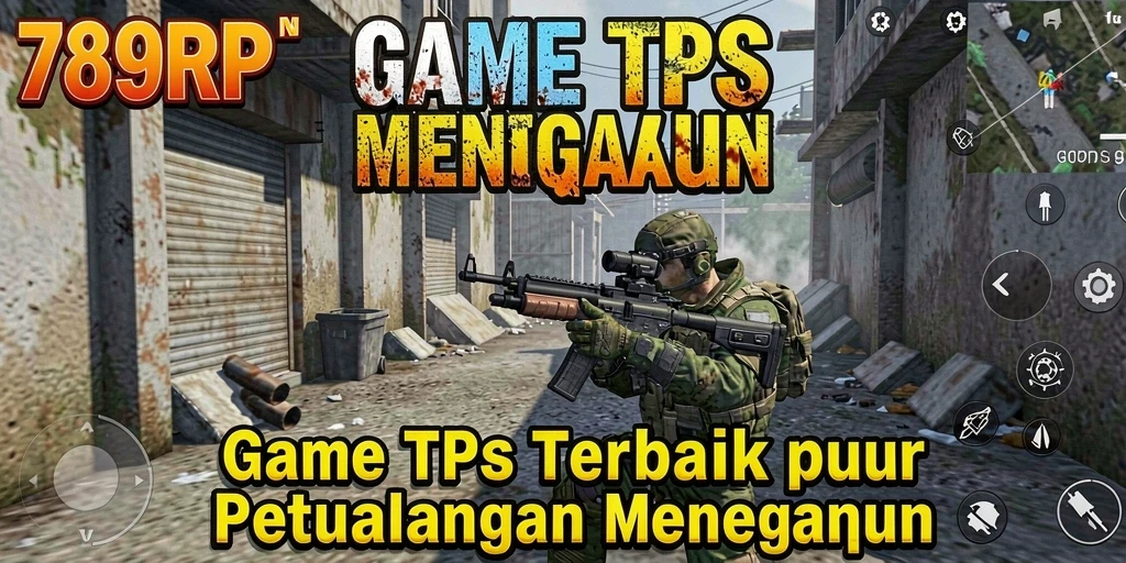 Gameplay intens dalam aksi tembak-menembak TPS.