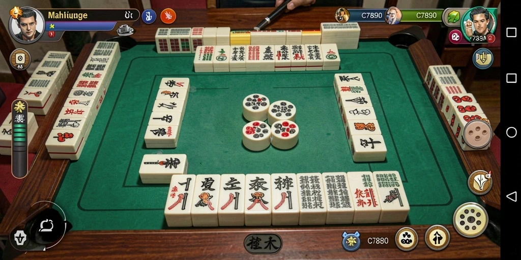 Screenshot utama C7890 menampilkan gameplay Mahjong yang seru dan menantang.