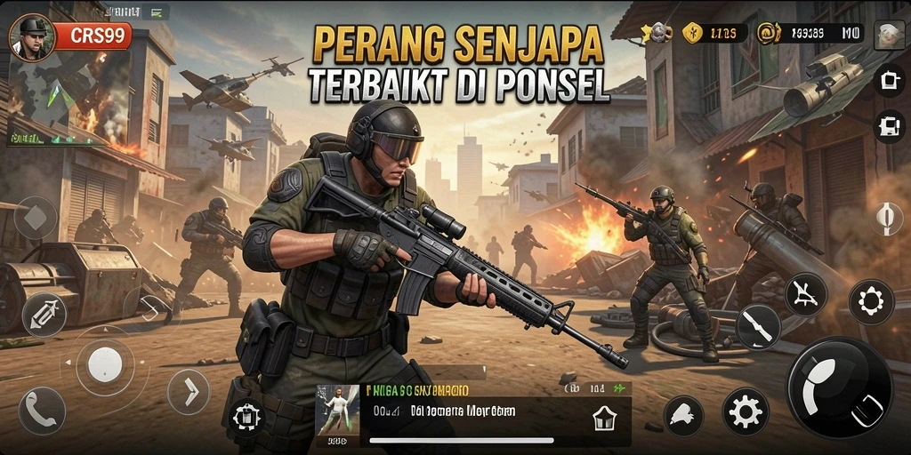 Gameplay intense dengan aksi tembak-tembakan yang mendebarkan.