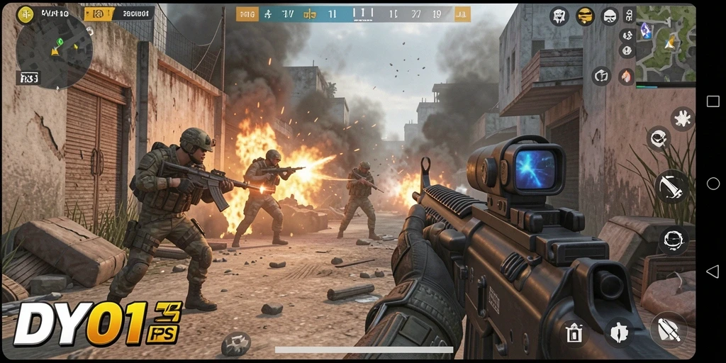 Gameplay seru dengan grafis tajam dan mekanisme tembak-menembak yang menarik.