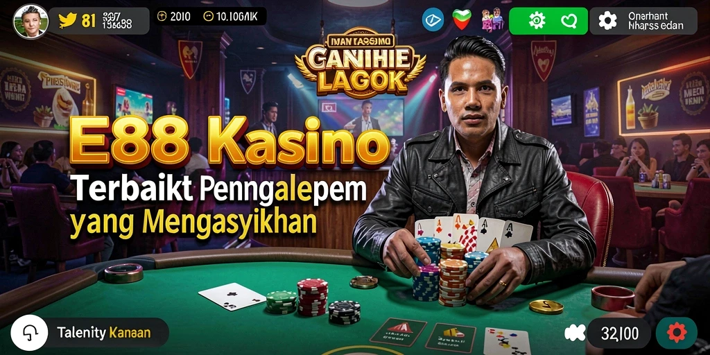 Screenshot E88 menunjukkan gameplay Kasino yang menarik dan interaktif.