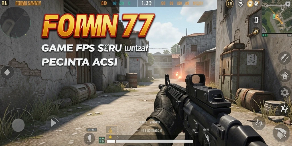 Tangkapan layar dari gameplay mendebarkan FORWIN77 di medan perang.