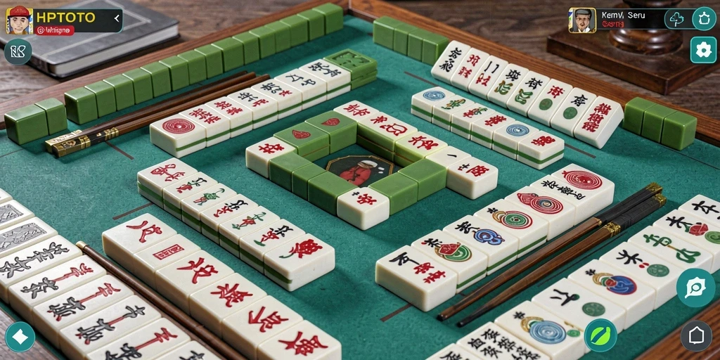 Screenshot utama HPTOTO menunjukkan pengalaman bermain Mahjong yang mengasyikkan.