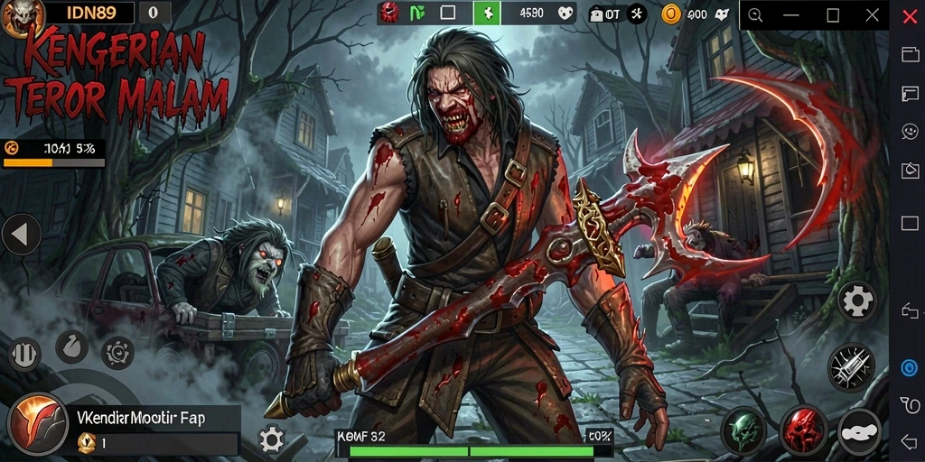 Gameplay menegangkan dalam dunia kegelapan di IDN89.