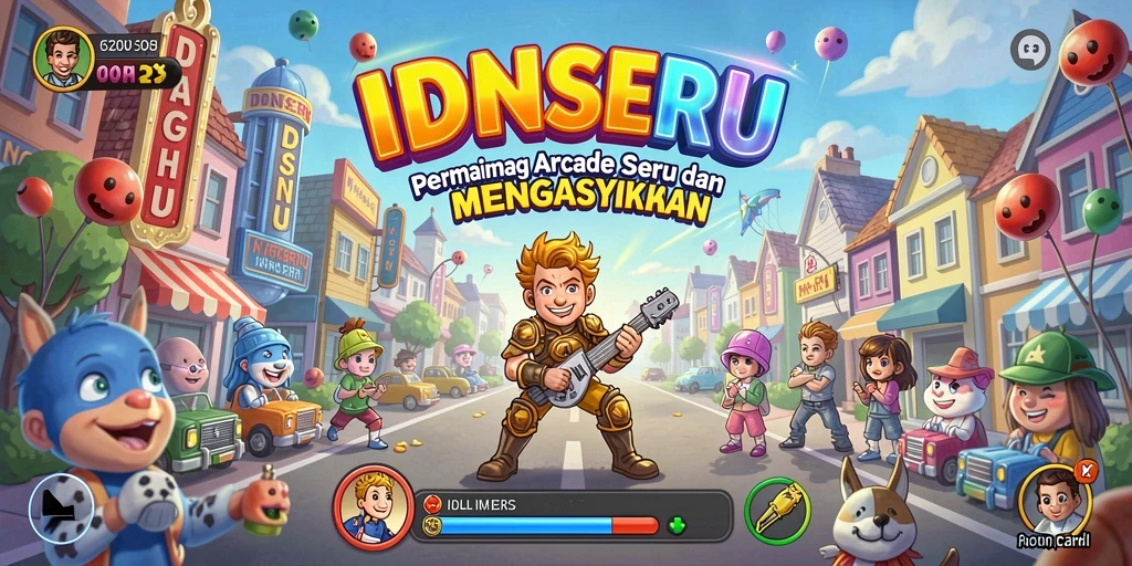 Gameplay seru dari IDNSERU yang menantang dan penuh warna.