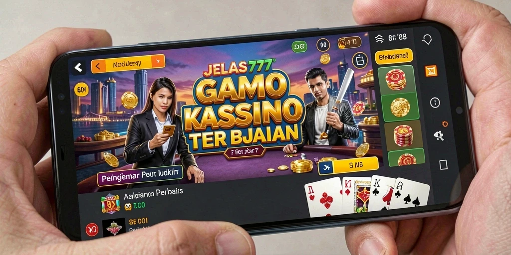 Tampilan gameplay seru di JELAS777 dengan berbagai pilihan permainan kasino.