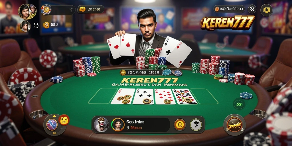 Tampilan gameplay seru dan interaktif dari KEREN777
