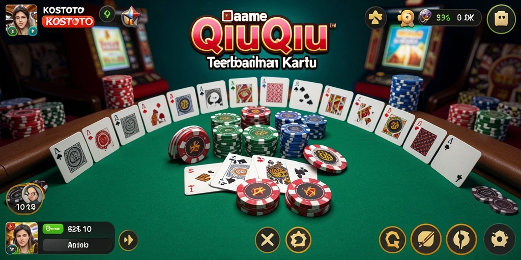 Tampilan gameplay seru KOSTOTO yang menggugah selera.