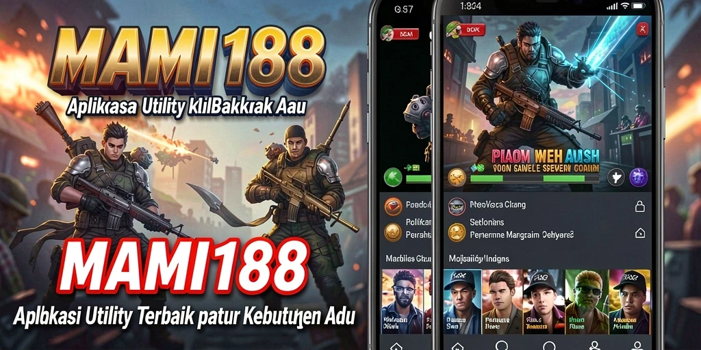 Screenshot MAMI188 menunjukkan antarmuka aplikasi Utility yang intuitif.