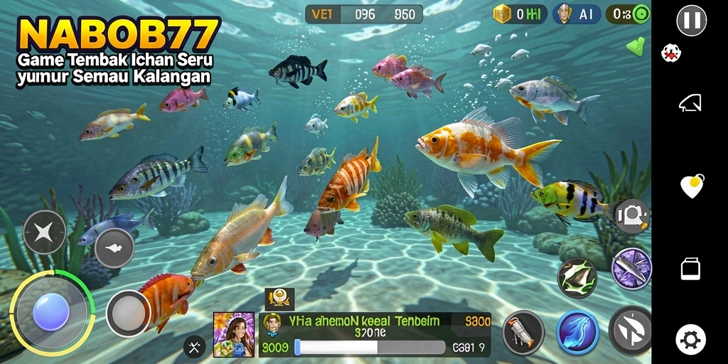 Tangkap ikan berwarna-warni dalam gameplay NABOB77 yang memikat.