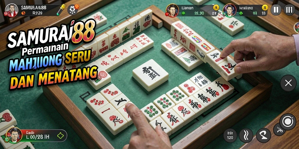 Gameplay Mahjong yang seru dan menantang di SAMURAI88.