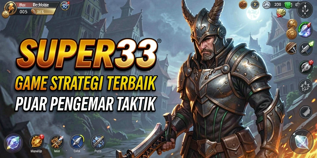 Tampilan gameplay SUPER33 yang mendebarkan dan penuh strategi.