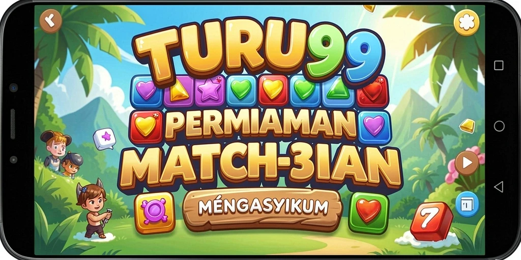 Tampilan gameplay seru dalam TURU99 dengan banyak level menantang.