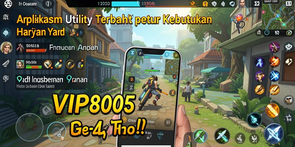 Tampilan VIP805 yang sederhana dan fungsional untuk kebutuhan Utility.