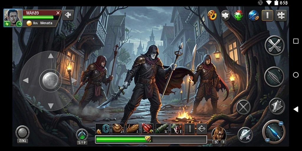 Tangkapan layar menunjukkan gameplay menegangkan dalam WAK89.